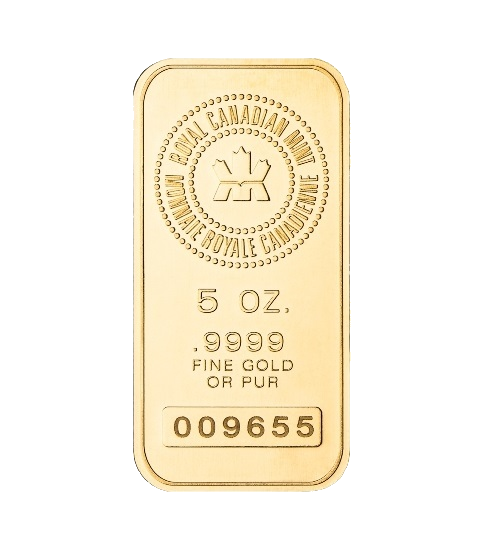 5 oz Gold Bar RCM