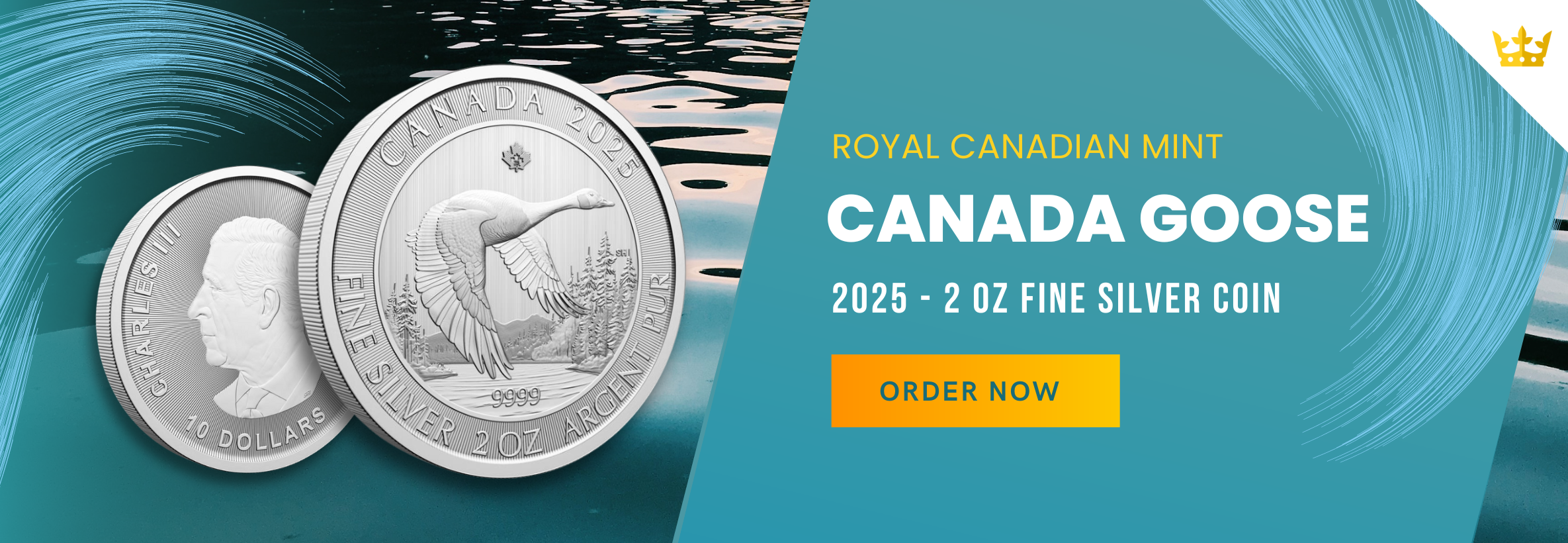 2025 2 oz. Canada Goose Silver Coin