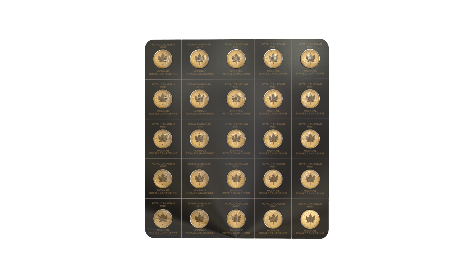 25 Gram 2023 Gold MapleGram Sheet (25 X 1g)