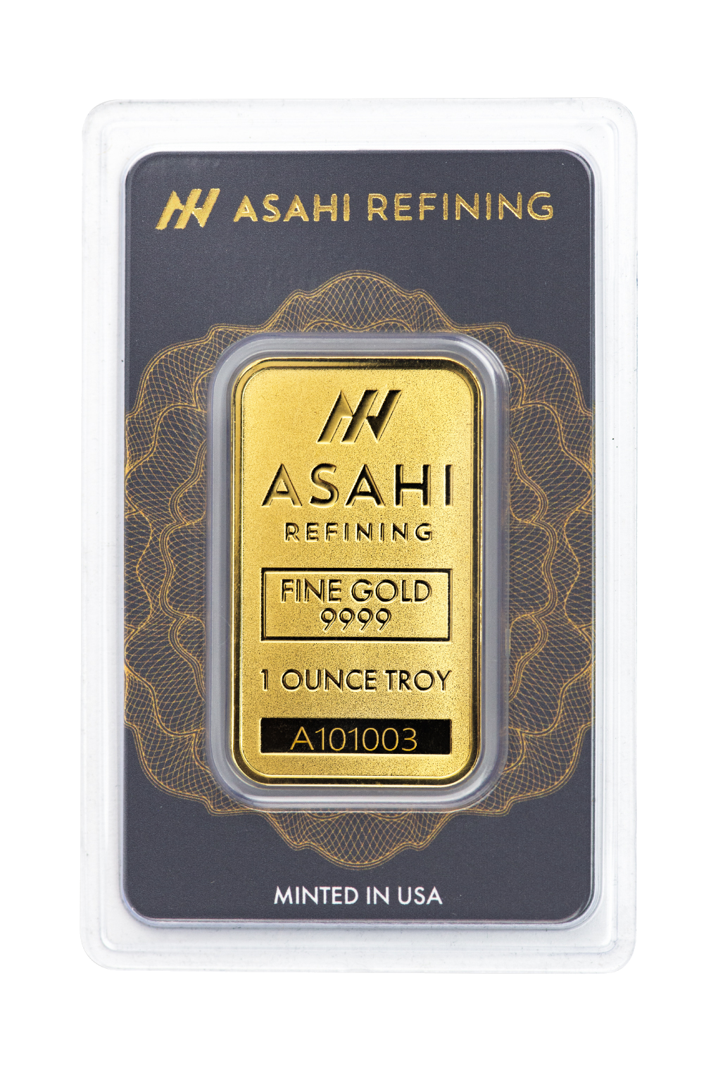 1 oz Gold Bar Asahi