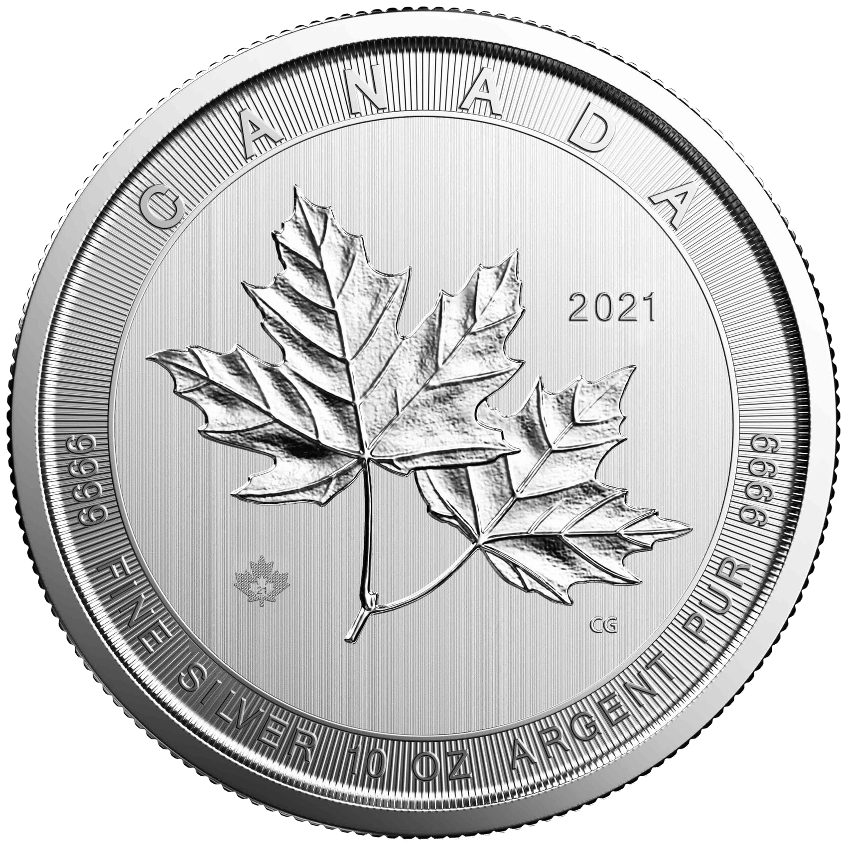 10 oz Silver Maple Leaf