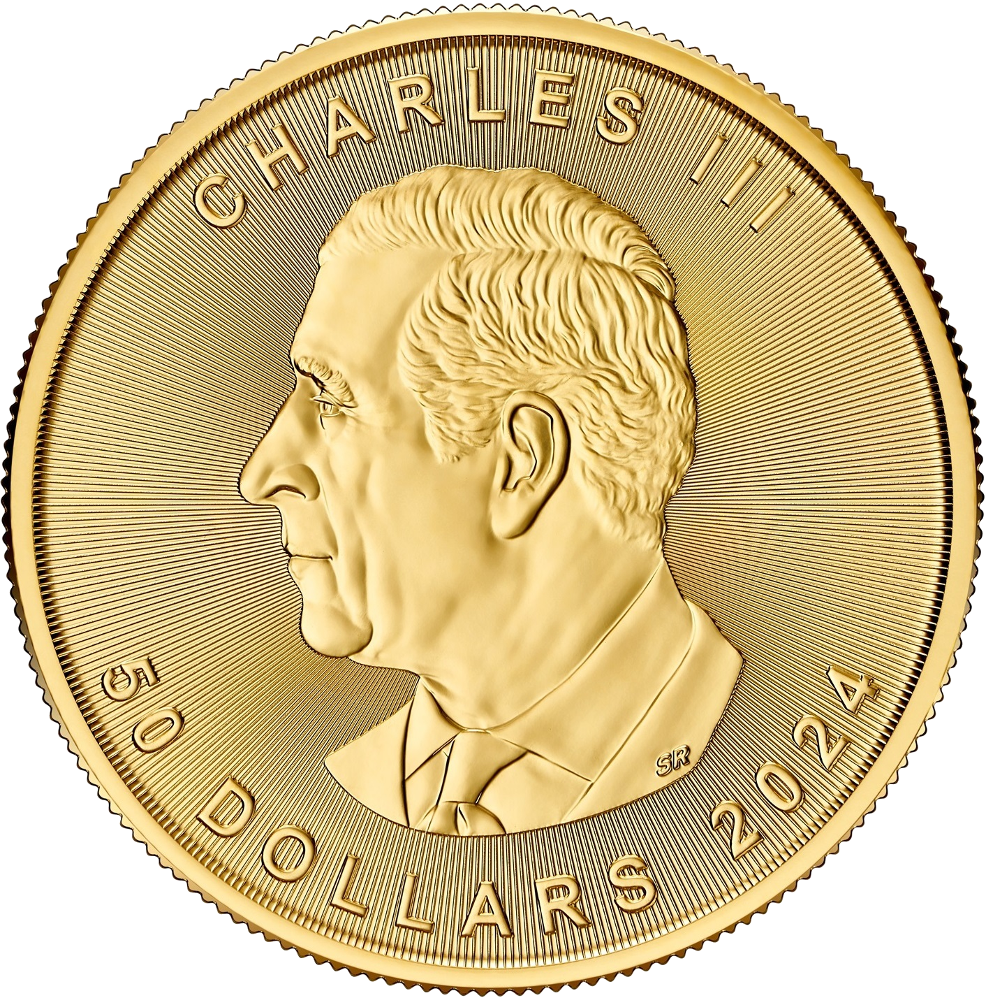 2024 1 oz Gold Maple Leaf Coin King Charles III
